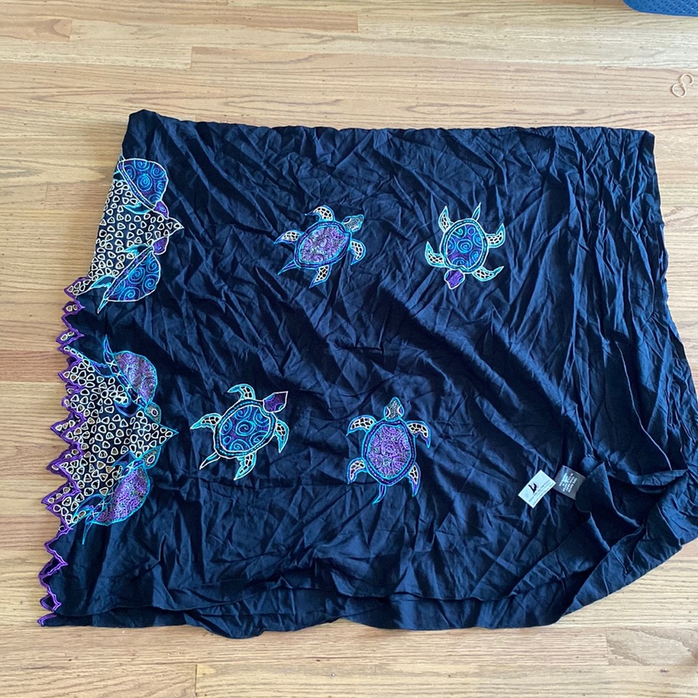 100%Rayon Primitive Vibe Hawaii shawl 44”x66”